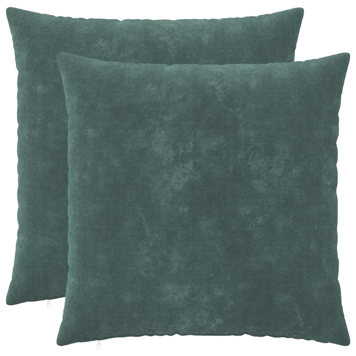 vidaXL Cushion with Pillow HEERLEN 2 pcs Sea Blue Microfiber Fleece 1