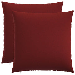 vidaXL Cushion with Pillow HEERLEN 2 pcs Wine Red Fabric 2