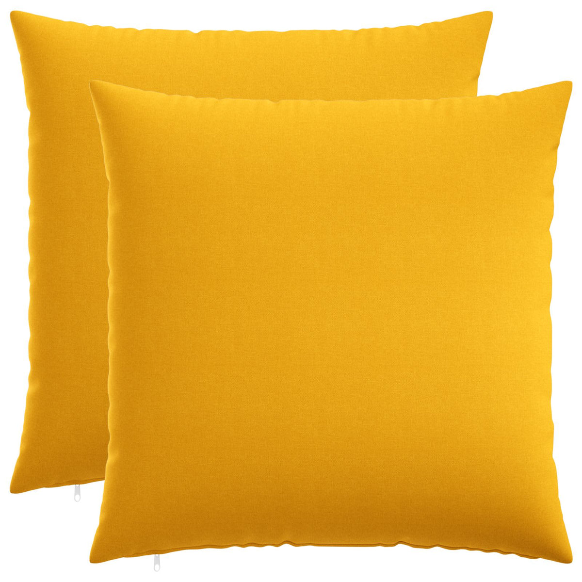 vidaXL Throw Pillow 2 pcs HEERLEN Light Yellow 60 x 60 cm Fabric 2