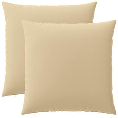 vidaXL Throw Pillow 2 pcs HEERLEN Beige 60 x 60 cm Polyester 2