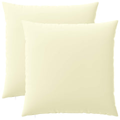 vidaXL Cushion with Pillow HEERLEN 2 pcs Cream Polyester 2