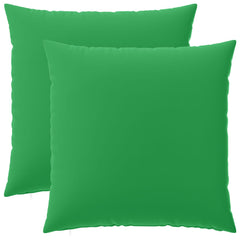 vidaXL Cushion with Pillow HEERLEN 2 pcs Green Polyester 2
