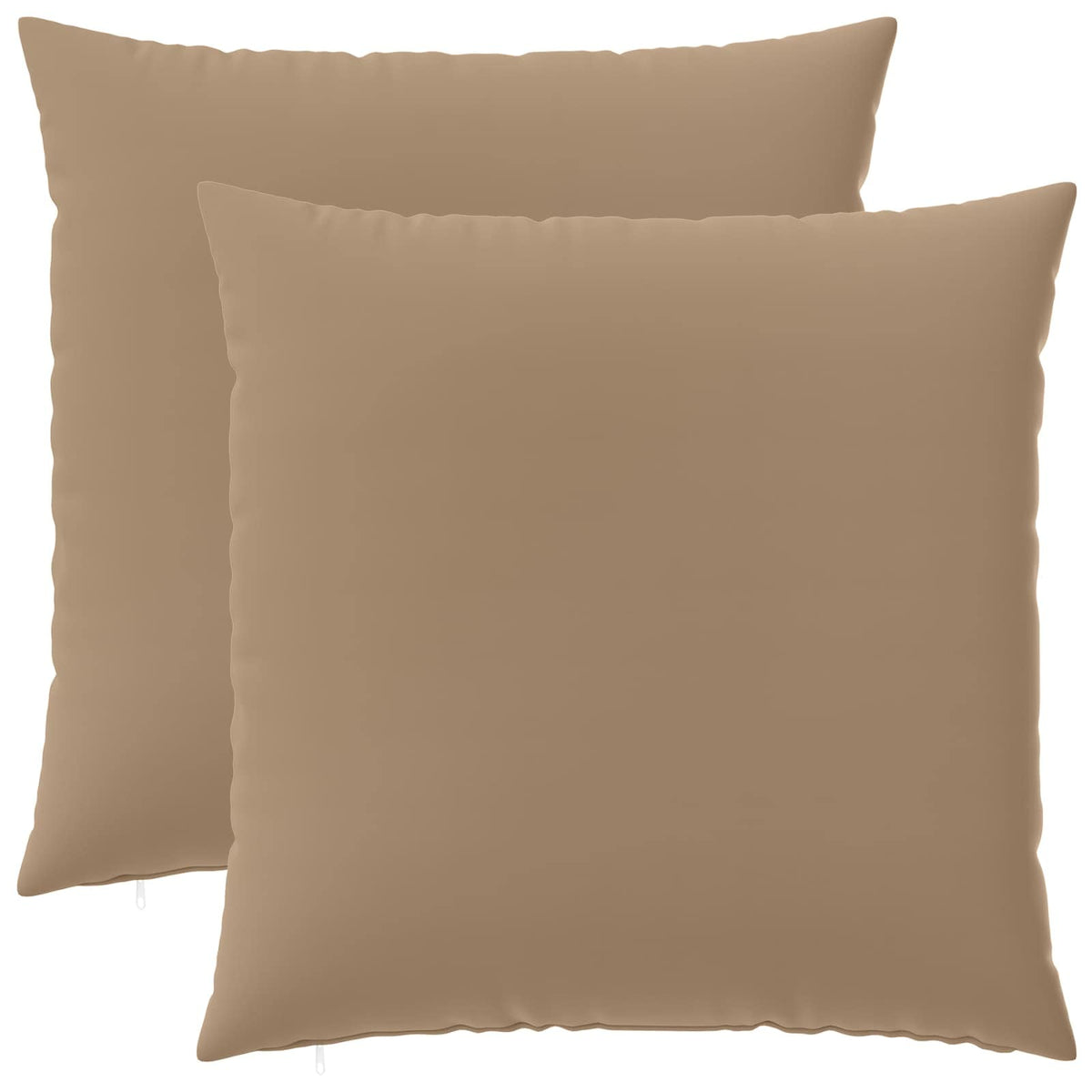 vidaXL Cushion with Pillow HEERLEN 2 pcs Taupe Polyester 2