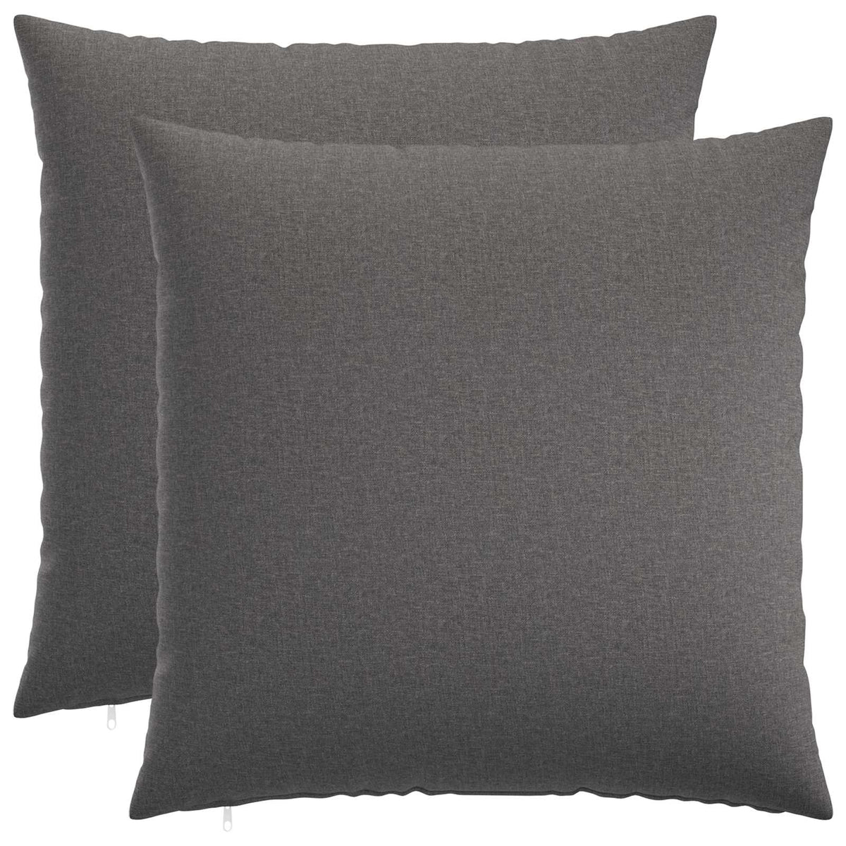 vidaXL Throw Pillow 2 pcs HEERLEN Light Grey 70 x 70 cm Fabric 2
