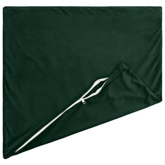 vidaXL Cushion with Pillow HEERLEN 2 pcs Dark Green Velvet 4