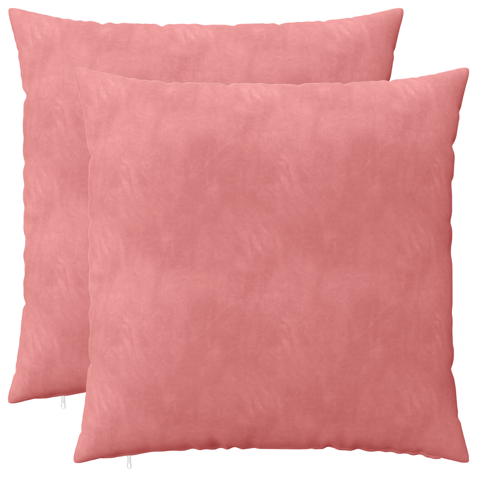 vidaXL Cushion with Pillow HEERLEN 2 pcs Pink Velvet 2