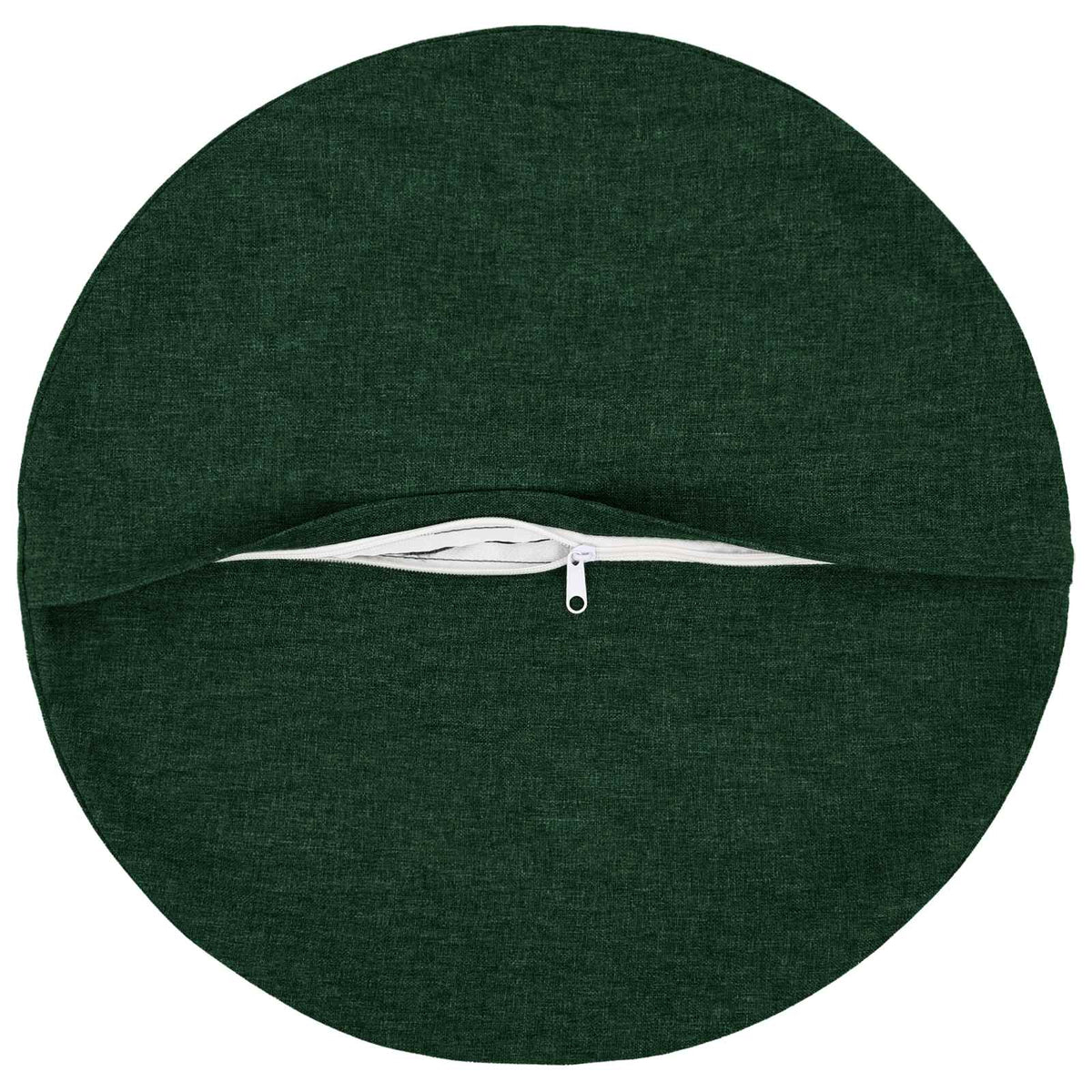 vidaXL Cushion with Pillow HEERLEN 6 pcs Dark Green Fabric 4