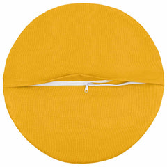 vidaXL Cushion with Pillow HEERLEN 6 pcs Light Yellow Fabric 4