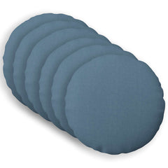 vidaXL Cushion with Pillow HEERLEN 6 pcs Jeans Blue Fabric 2