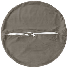 vidaXL Cushion with Pillow HEERLEN 6 pcs Light Grey Velvet 4