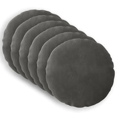 vidaXL Cushion with Pillow HEERLEN 6 pcs Dark Grey Velvet 2