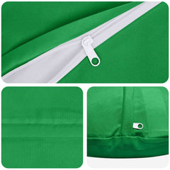 vidaXL Throw Pillow 6 pcs HEERLEN Green Dia. 40 cm Polyester 6