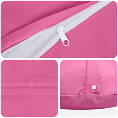 vidaXL Throw Pillow 6 pcs HEERLEN Pink Dia. 40 cm Polyester 6