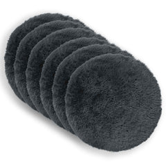 vidaXL Cushion with Pillow HEERLEN 6 pcs Anthracite PV Fleece 2