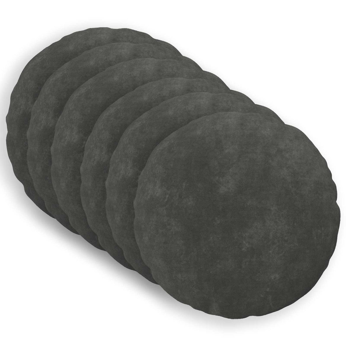 Throw Pillow HEERLEN 6 pcs Anthracite