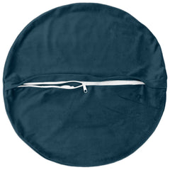 vidaXL Cushion with Pillow HEERLEN 2 pcs Blue Velvet 4
