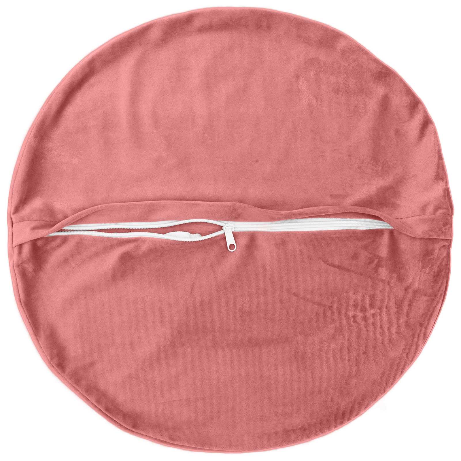 vidaXL Cushion with Pillow HEERLEN 2 pcs Pink Velvet 4