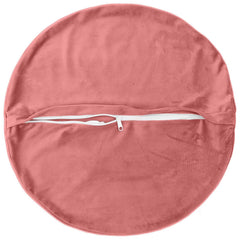 vidaXL Cushion with Pillow HEERLEN 2 pcs Pink Velvet 4