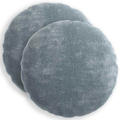 vidaXL Throw Pillow 2 pcs HEERLEN Light Blue Dia. 60 cm 2