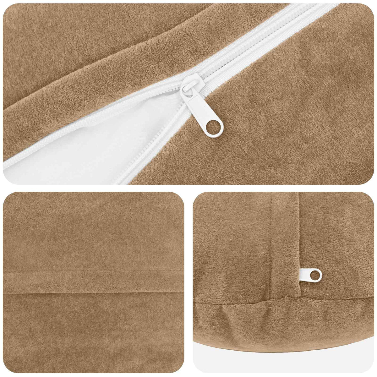HEERLEN Taupe Dia Microfiber Fleece