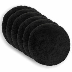 vidaXL Cushion with Pillow HEERLEN 2 pcs Black PV Fleece 2