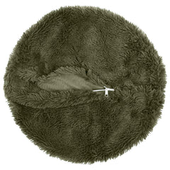 vidaXL Cushion with Pillow HEERLEN 2 pcs Green PV Fleece 4