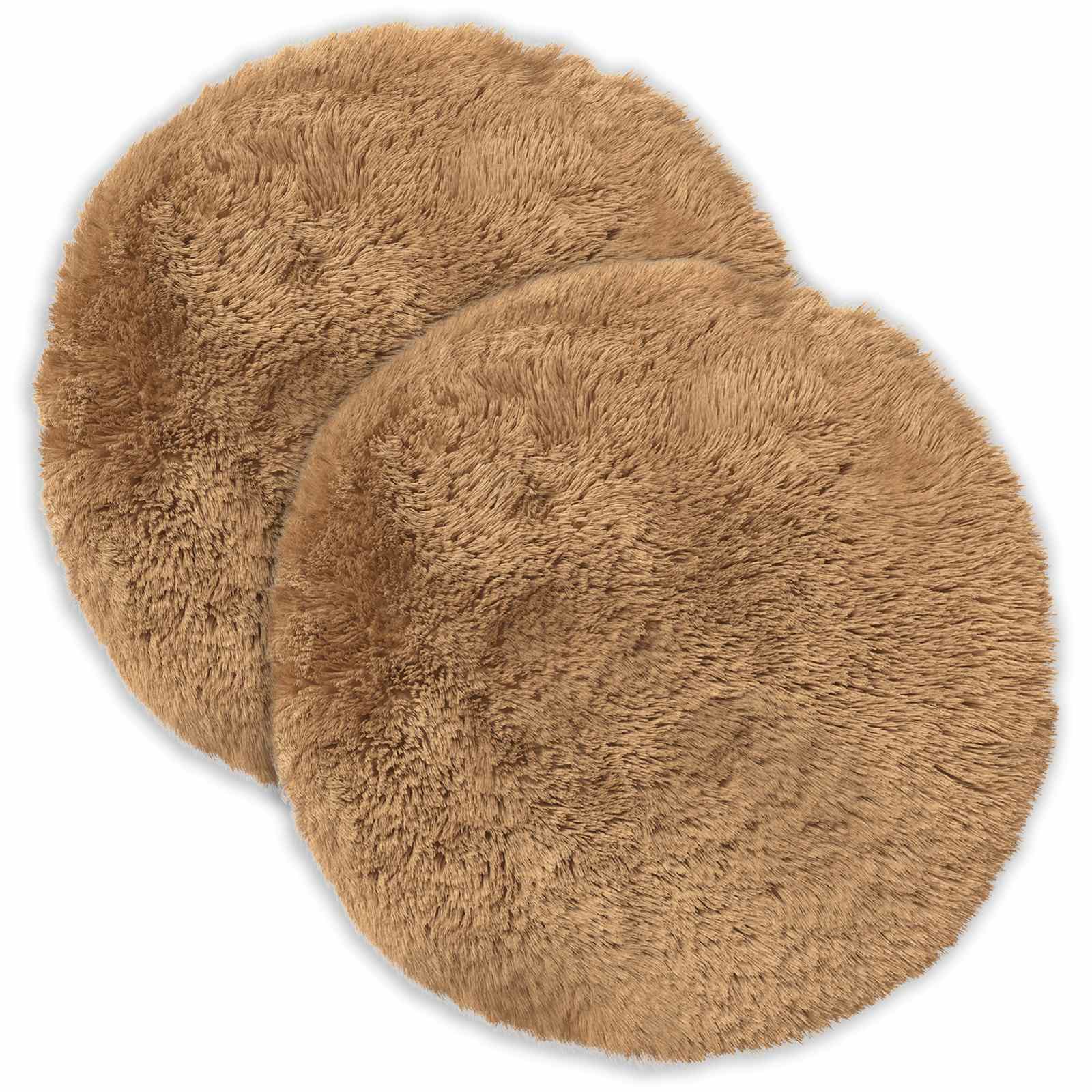 vidaXL Cushion with Pillow HEERLEN 2 pcs Taupe PV Fleece 2