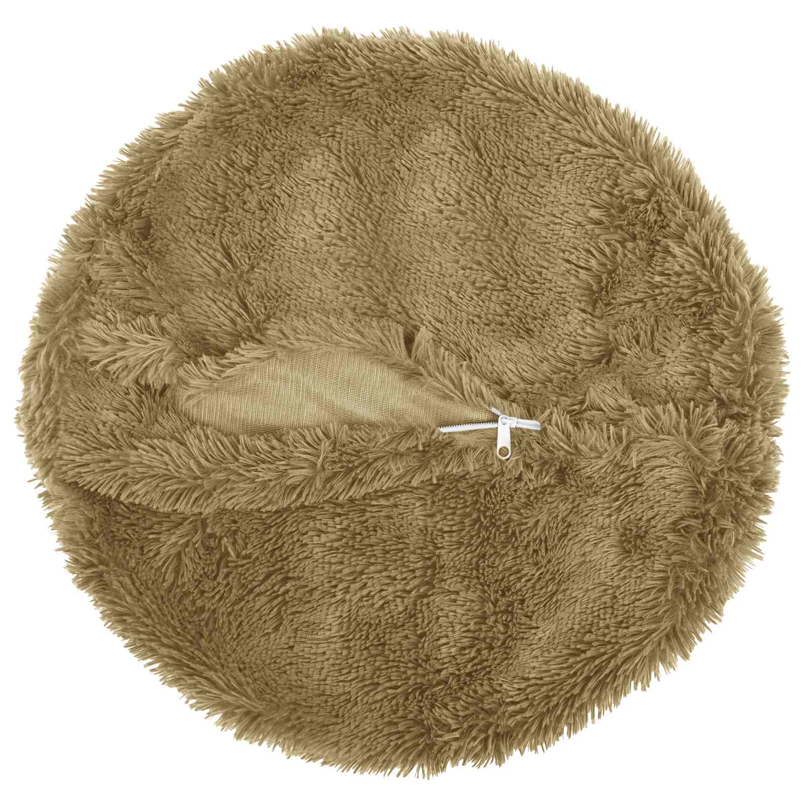 vidaXL Cushion with Pillow HEERLEN 2 pcs Light Grey PV Fleece 4