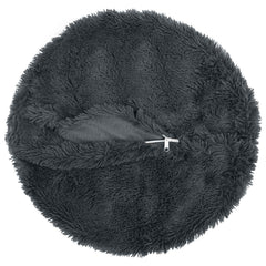 vidaXL Cushion with Pillow HEERLEN 2 pcs Anthracite PV Fleece 4