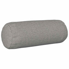 Throw Pillow HEERLEN Fabric 6 pcs Dia. 15 x 40 cm Cloud Grey