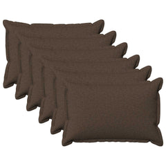 Cushion with Pillow HOUTEN 6 pcs Taupe Faux Linen, image 2