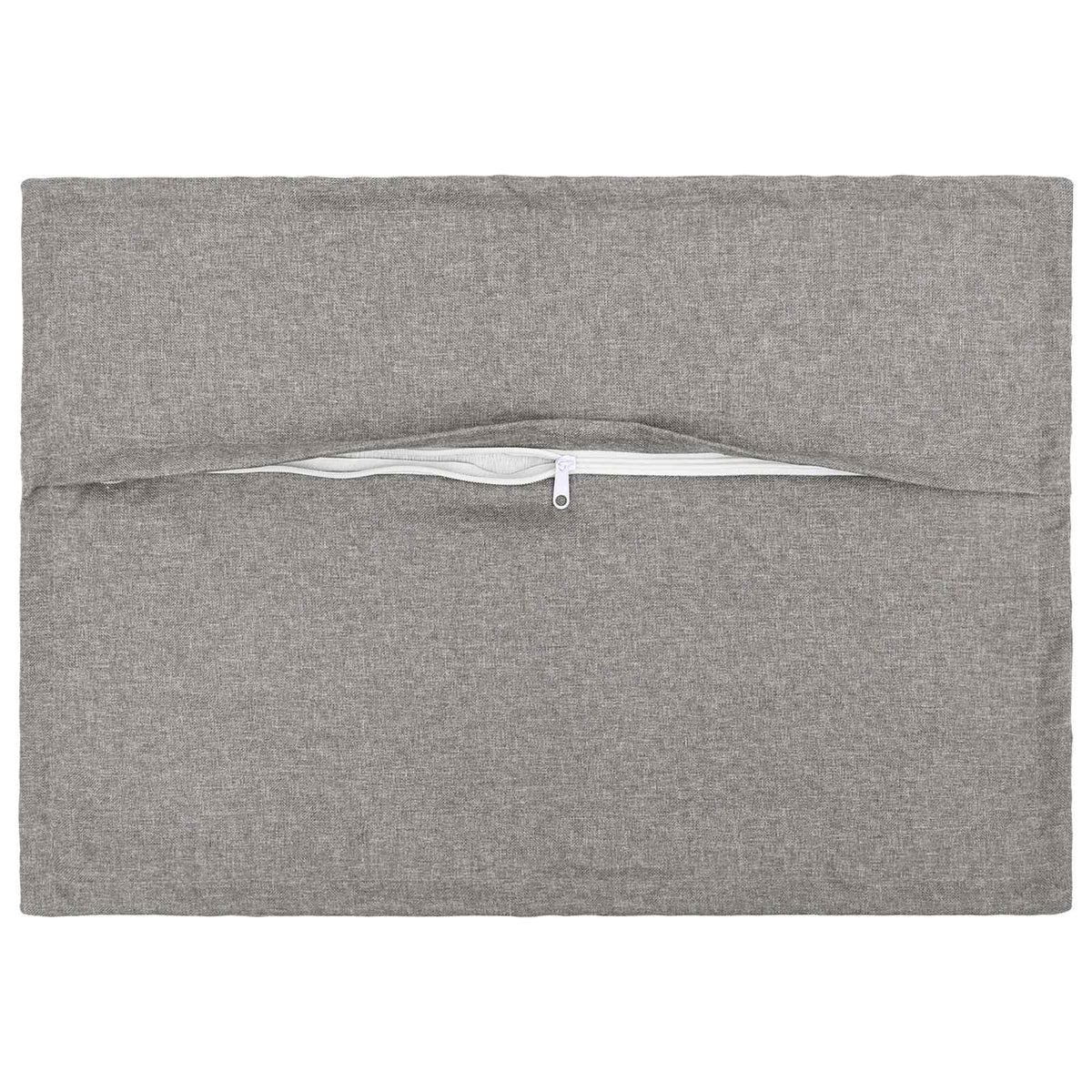 vidaXL Cushion with Pillow HOUTEN 6 pcs Cloud Grey Faux Linen 5