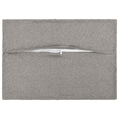 vidaXL Cushion with Pillow HOUTEN 6 pcs Cloud Grey Faux Linen 5