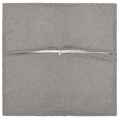 vidaXL Cushion with Pillow HOUTEN 6 pcs Cloud Grey Faux Linen 4