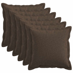 vidaXL Cushion with Pillow HOUTEN 6 pcs Taupe Faux Linen 2
