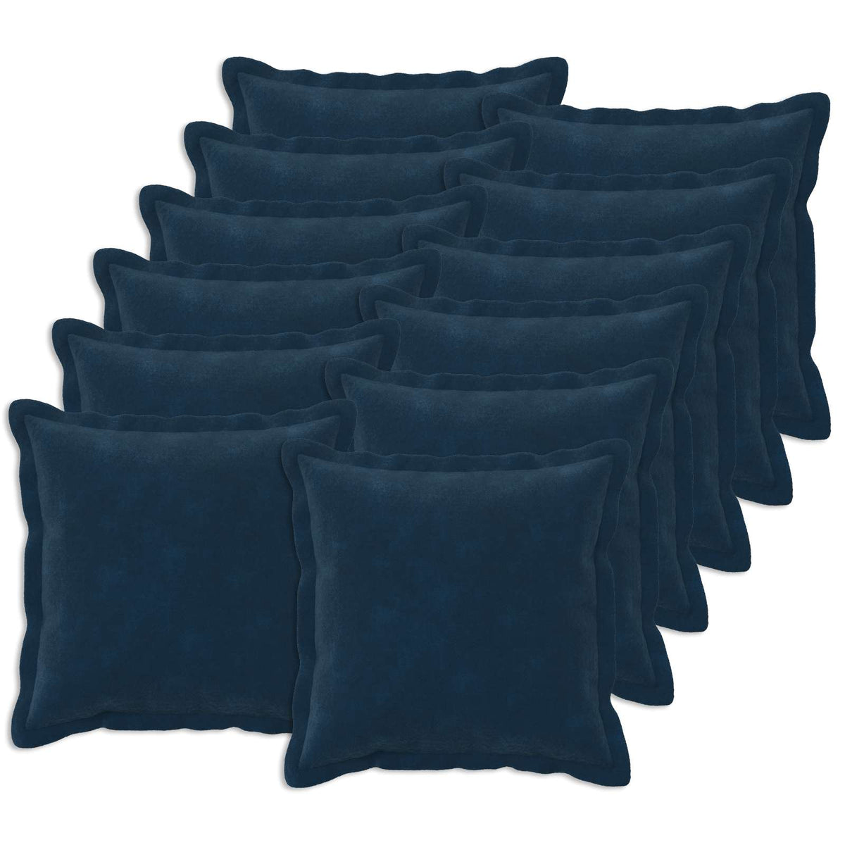 Cushion Pillow HOUTEN Microfiber Fleece Width Blue