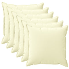 Throw Pillow HOUTEN 40 x 40 cm Polyester 6 pcs Cream