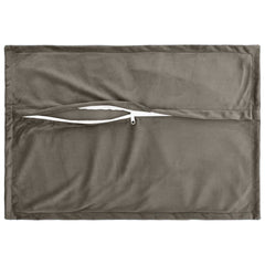 vidaXL Cushion with Pillow HOUTEN 6 pcs Light Grey Velvet 4