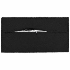 Throw Pillow HOUTEN Faux Linen Black