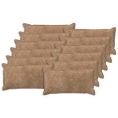 Cushion with Pillow HOUTEN Microfiber Fleece 12 pcs Width 40 cm Taupe 80 cm