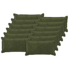 Cushion with Pillow HOUTEN Microfiber Fleece 12 pcs Width 40 cm Green 80 cm