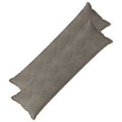 vidaXL Cushion with Pillow HOUTEN 2 pcs Light Grey Velvet 2