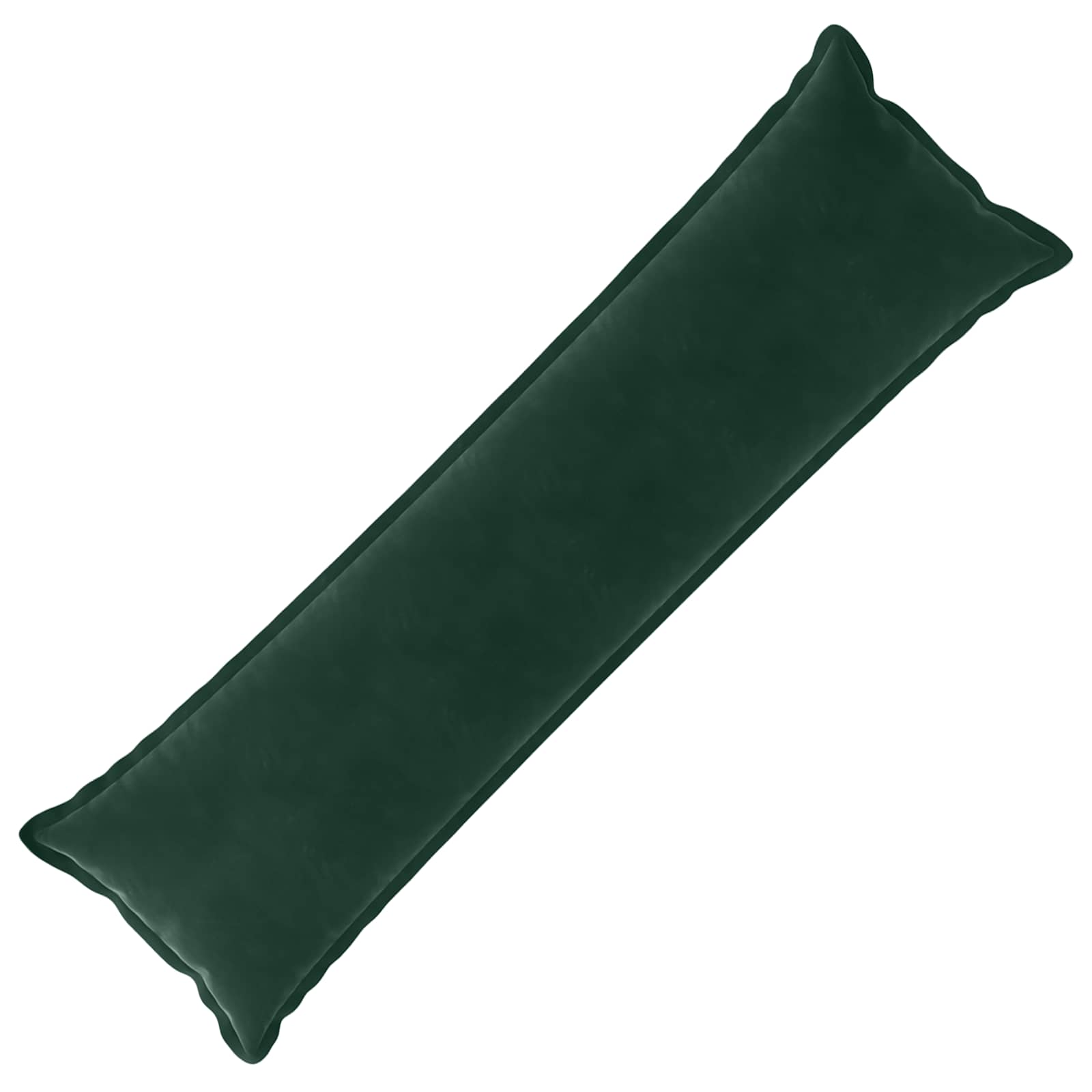 vidaXL Cushion with Pillow HOUTEN Dark Green 40 x 145 cm Velvet 2