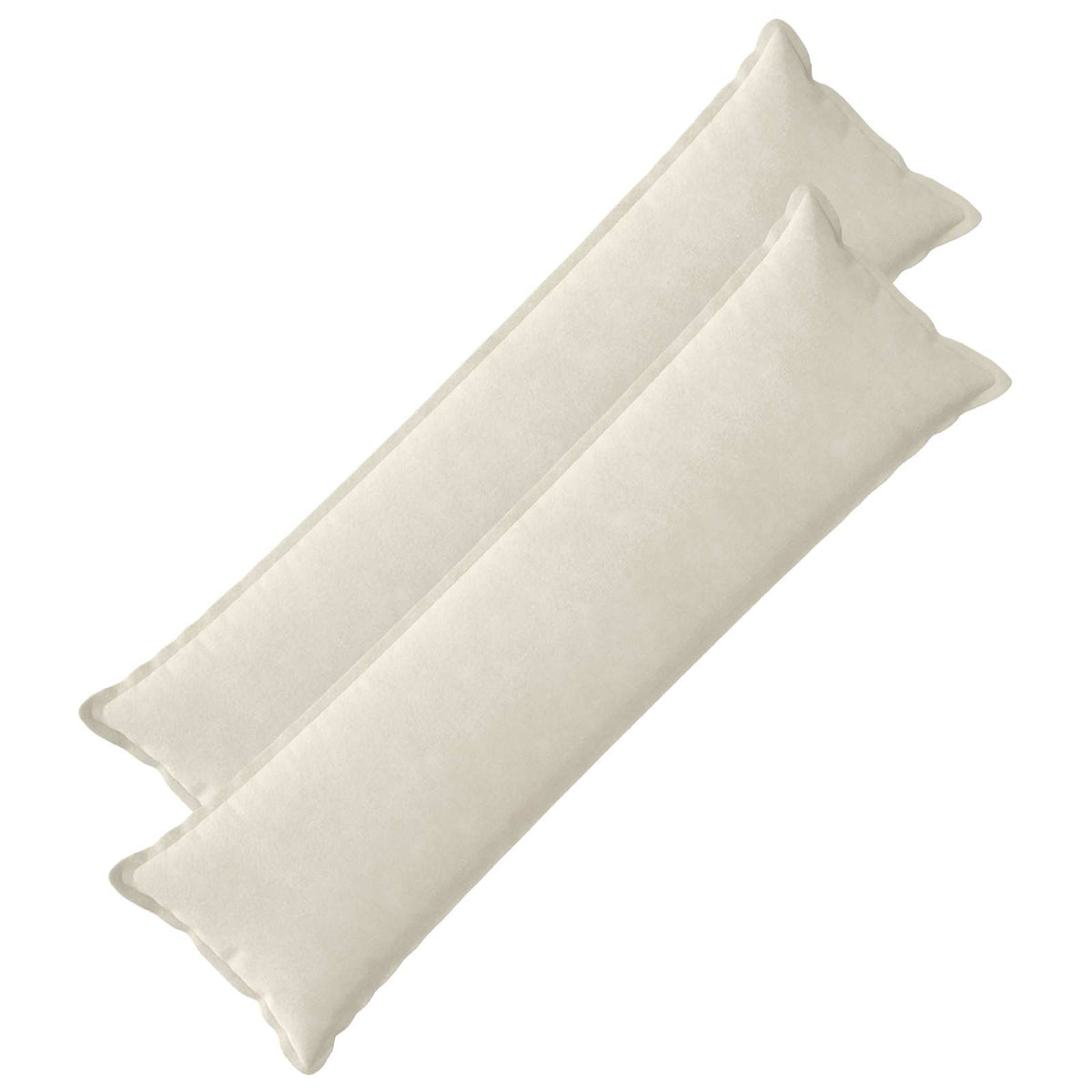 Throw Pillow HOUTEN Microfiber Fleece 2 pcs Cream