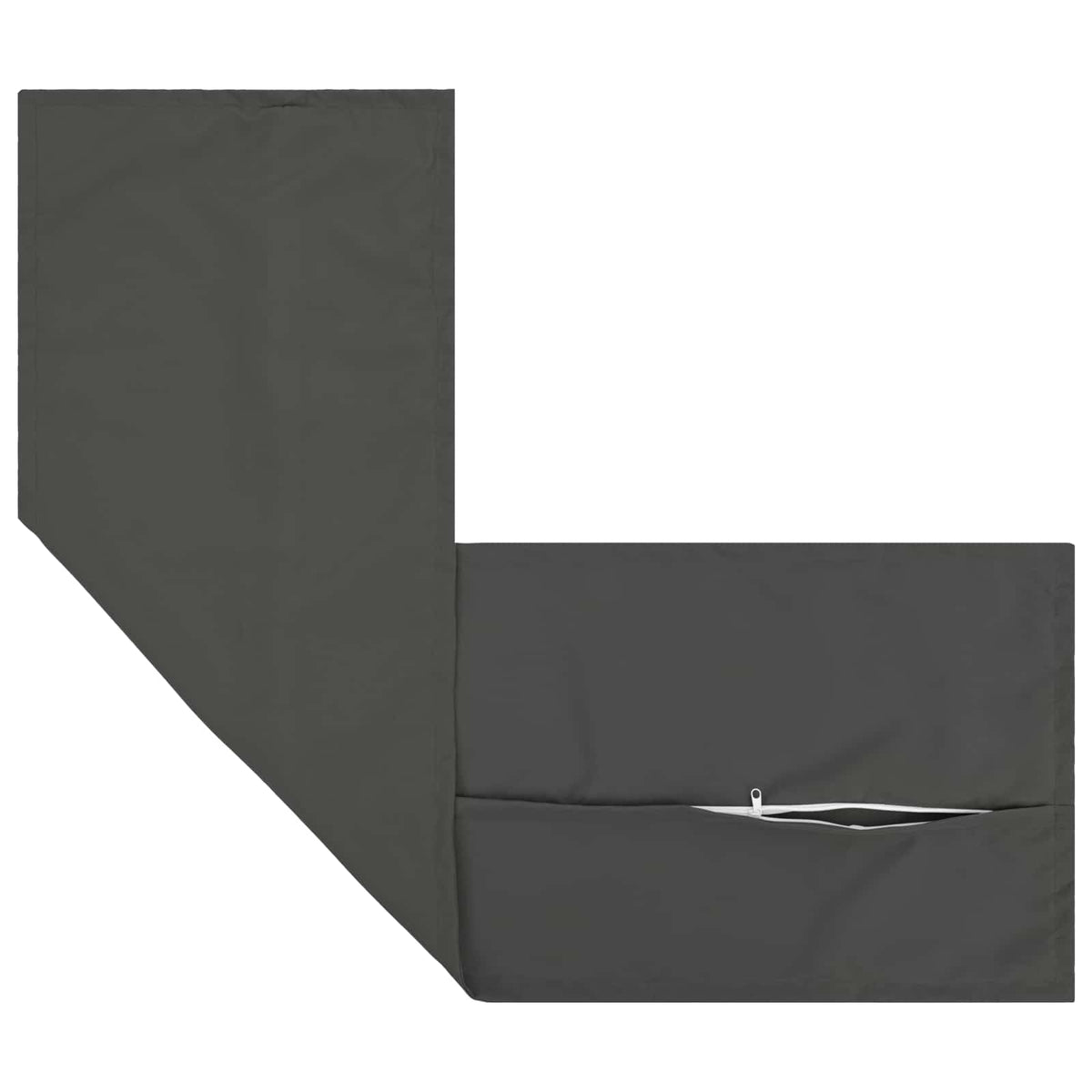 vidaXL Throw Pillow HOUTEN Anthracite 40 x 145 cm Polyester 5
