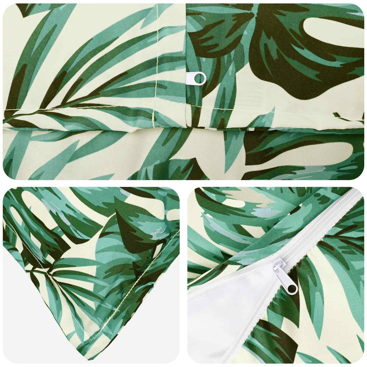 vidaXL Cushion Leaf HOUTEN Leaf Pattern 40 x 145 cm Polyester 6