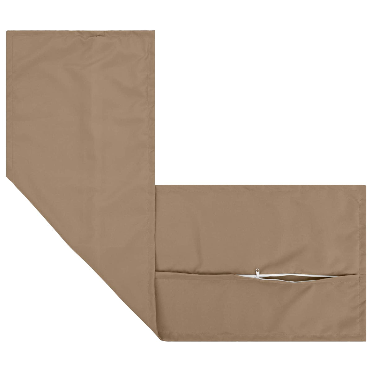 vidaXL Cushion with Pillow HOUTEN Taupe 40 x 145 cm Polyester 5
