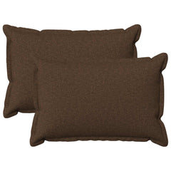vidaXL Cushion with Pillow HOUTEN 2 pcs Brown Faux Linen 2