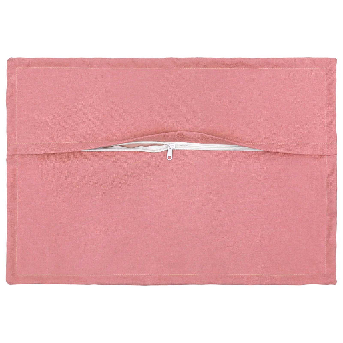 vidaXL Cushion with Pillow HOUTEN 2 pcs Pink Faux Linen 4