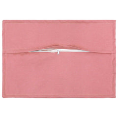 vidaXL Cushion with Pillow HOUTEN 2 pcs Pink Faux Linen 4